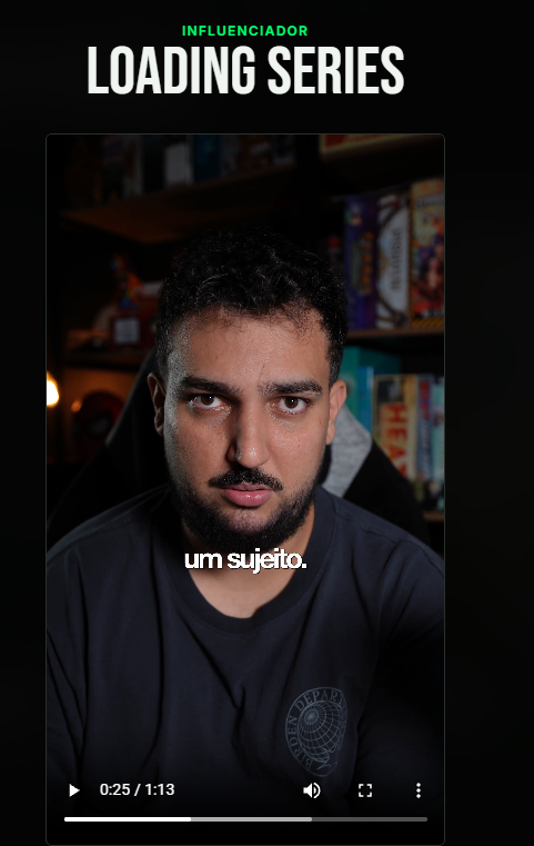 Projeto Loading Series: Creator / Filmes